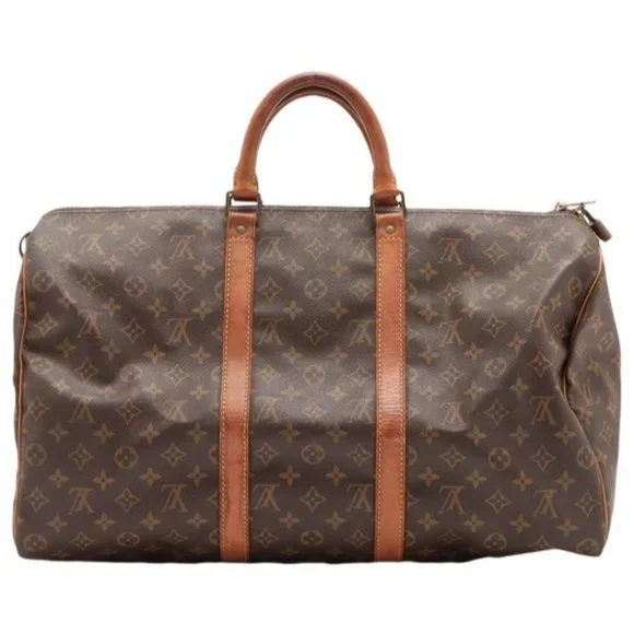 AUTHENTIC Louis Vuitton Keepall 50 with Lock - Picture 1 of 9